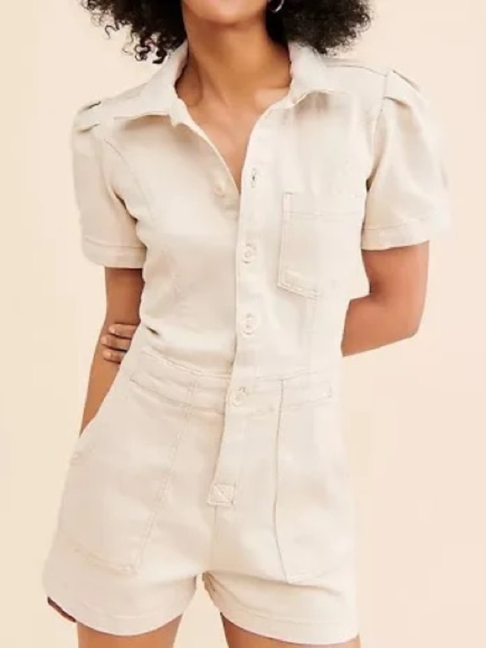 NWT Pilcro by Anthropology Kit Utility Jumpsuit - Size 8.